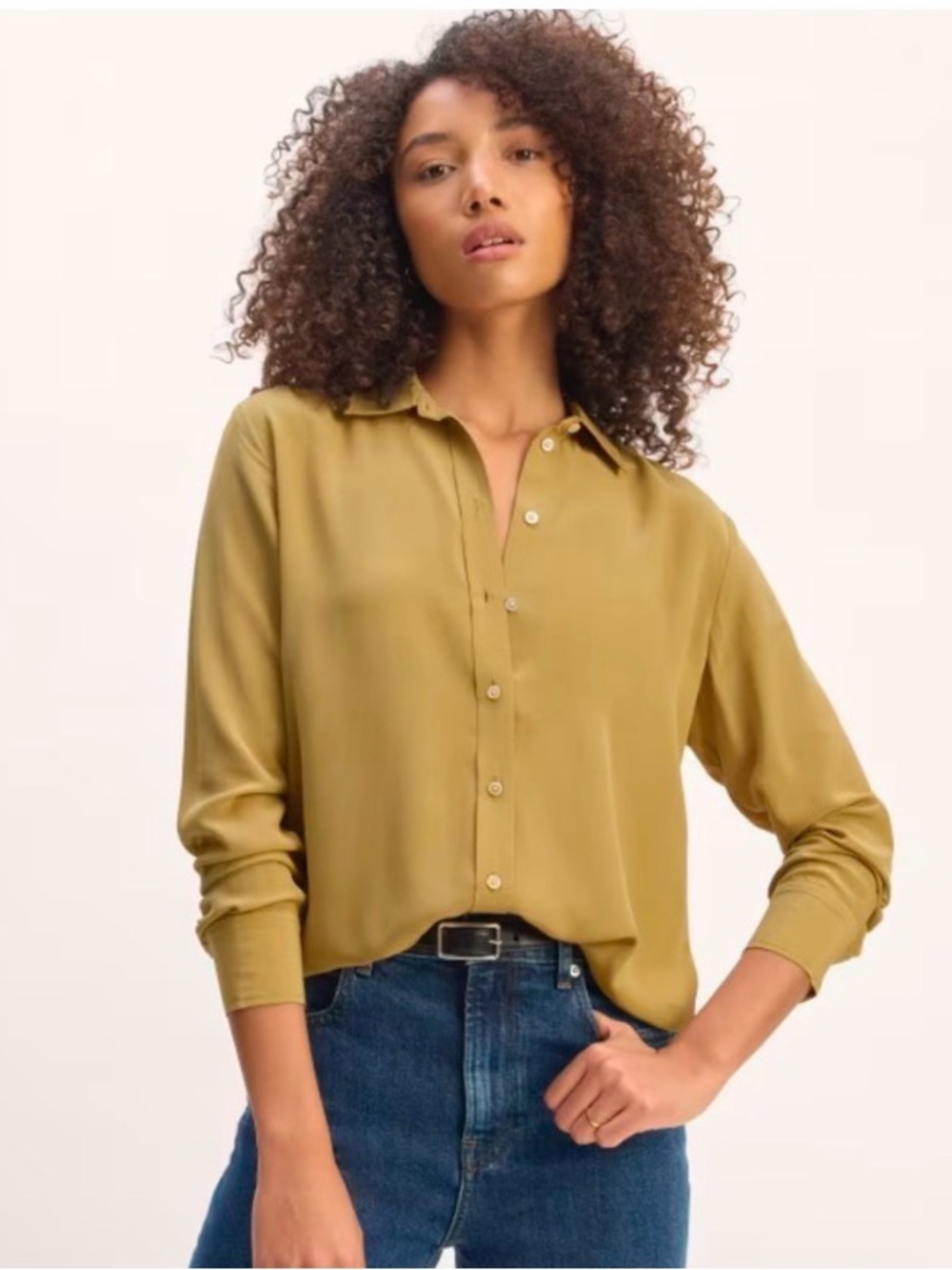 Everlane Silk Button Down Blouse